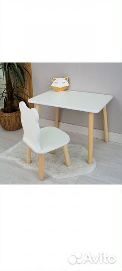 Детский стол и стул новый
