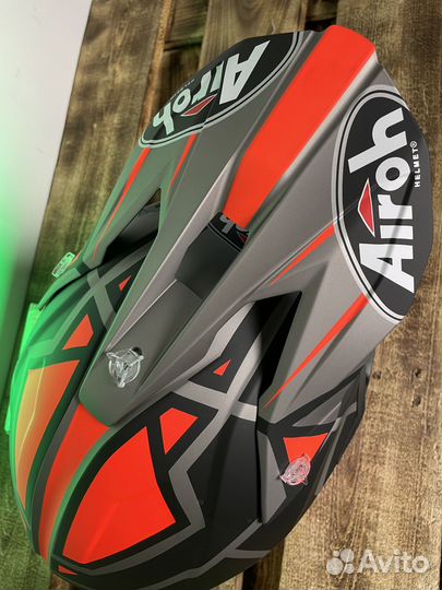 Внедорожный шлем Airoh Wraap Mood Orange