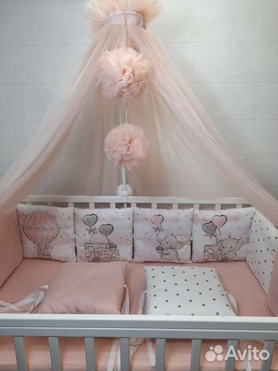 Балдахин в детскую кроватку