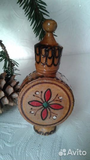 Флакон для масла СССР Болгария Роза