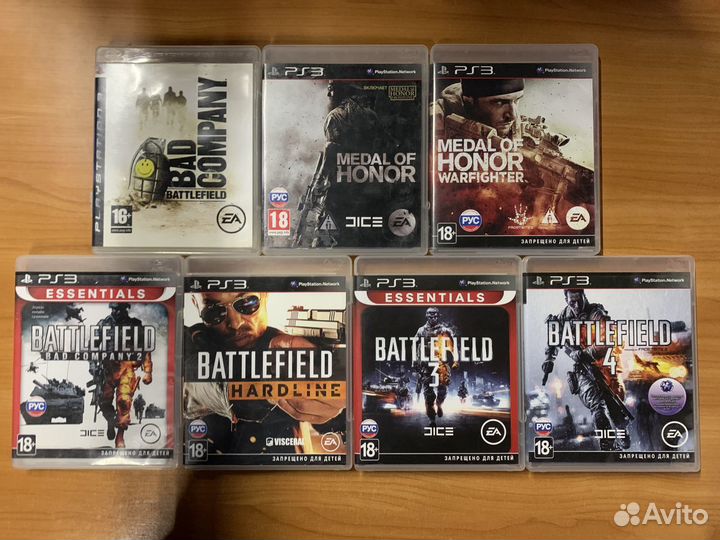 PlayStation 3 серии Battlefield и Medal of Honor