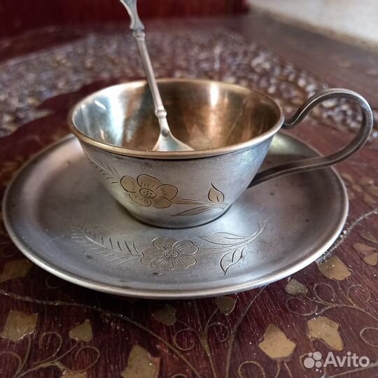 Кофейная пара с ложечкой, СССР