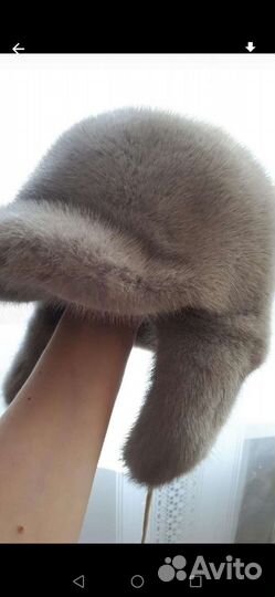 Шапка норковая женская