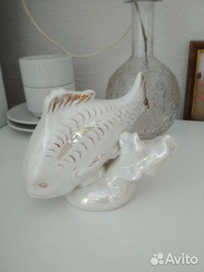 Статуэтка фарфор СССР Карп