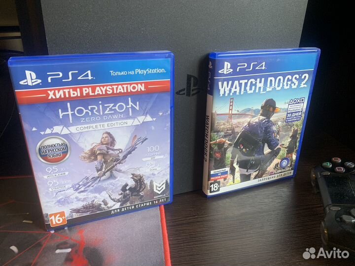 Horizon zero dawn и Watch dogs 2 (PS4)