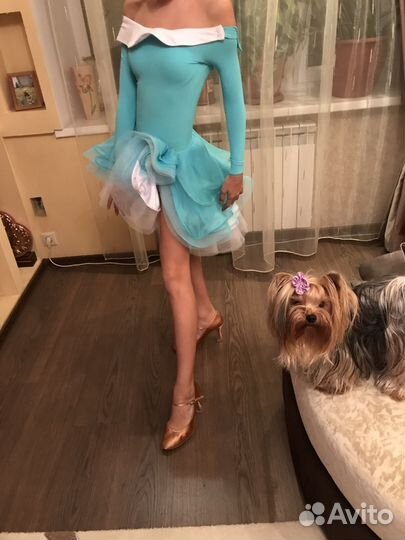 Платье Ю-1,латина,рост 134-140