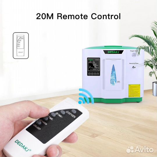 Концентратор кислорода, dedakj DE-2A, 2-9L, новый