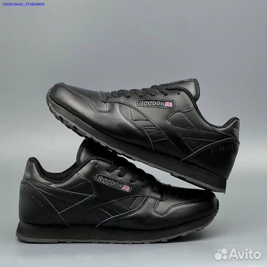 Кроссовки Reebok Classic Black (Арт.30404)