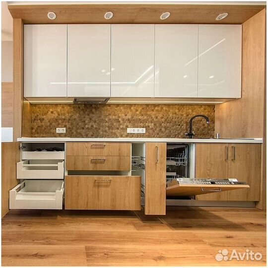 Кухня угловая эмаль гарнитур