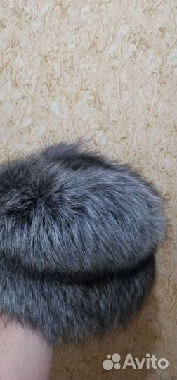 Шапка из чернобурки