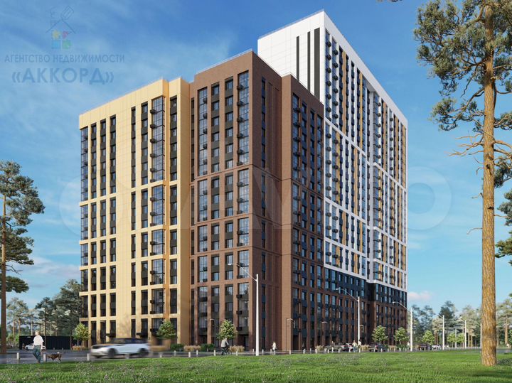 1-к. квартира, 41,8 м², 11/17 эт.