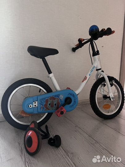 Детский велосипед 13 дюймов с доп колесами