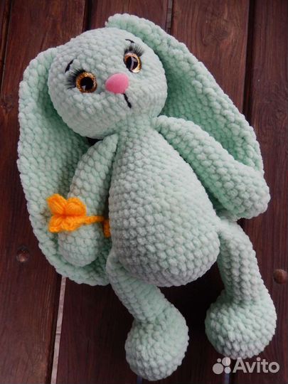 Мягкая игрушка заяц ручная работа