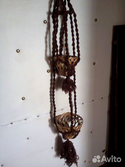 Макраме кашпо для цветов