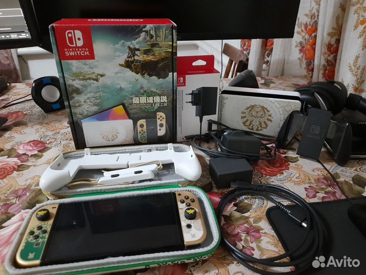 Nintendo switch oled прошитая Zelda edition