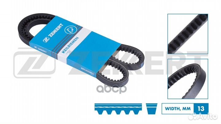 Ремень клиновой kr-13x925 Zekkert