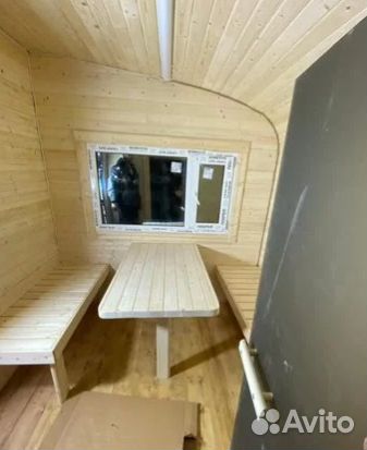 Баня Бочка Парус С Прямой Стеной