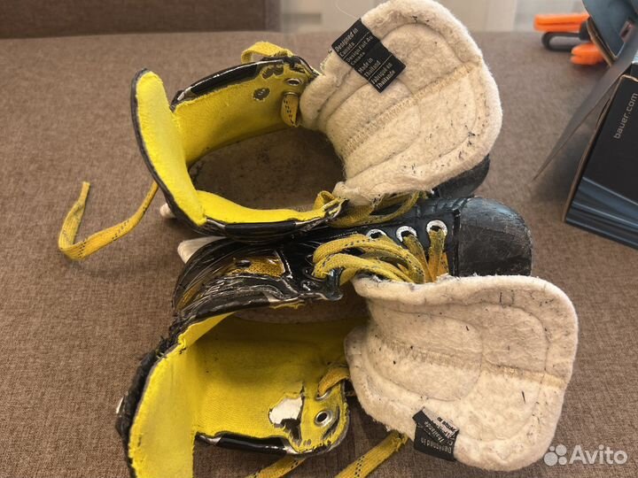 Коньки хоккейные bauer детские