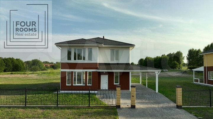 Коттедж 209,6 м² на участке 12 сот.