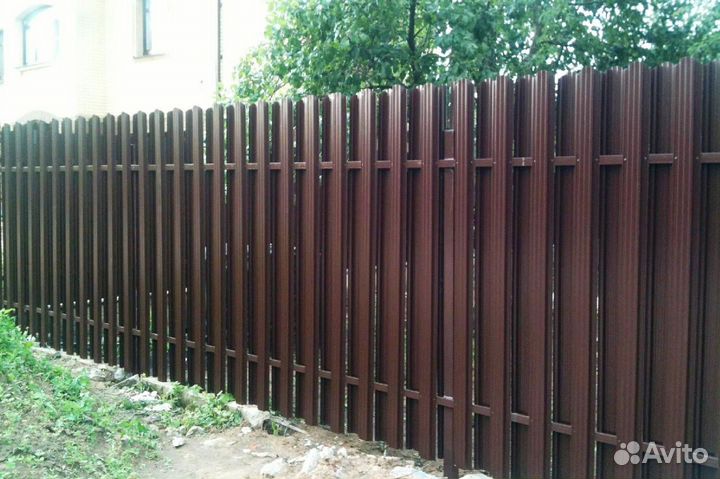 Установка заборов и откатных ворот под ключ