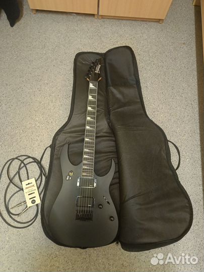Электрогитара ibanez grg121dx-bkf + чехол, провод
