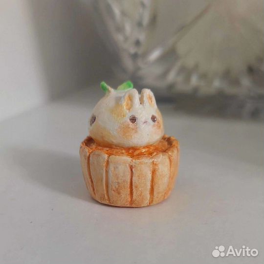 Милые керамические фигурки в стиле акварели