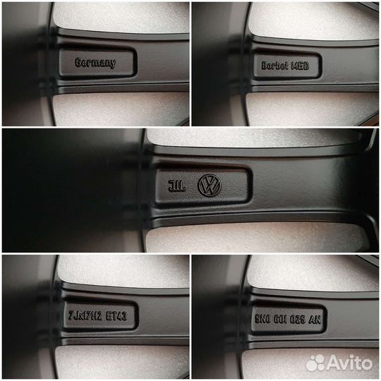Оригинальные диски Volkswagen Tiguan R17 Германия