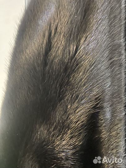 Шуба норковая с капюшоном 44 46