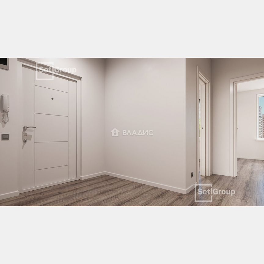 2-к. квартира, 54 м², 4/12 эт.