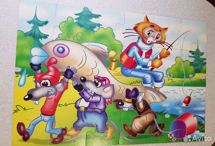 Пазлы крупные