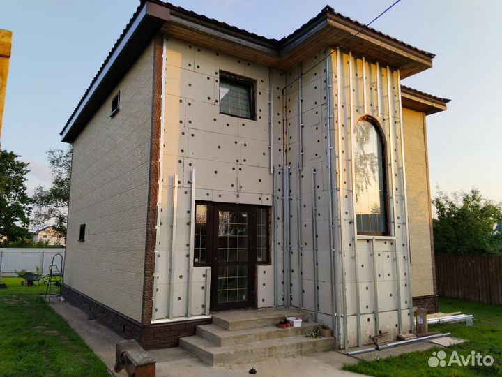 Монтаж сайдинга фасадные работы