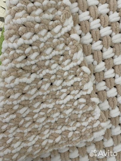 Плед вязаный