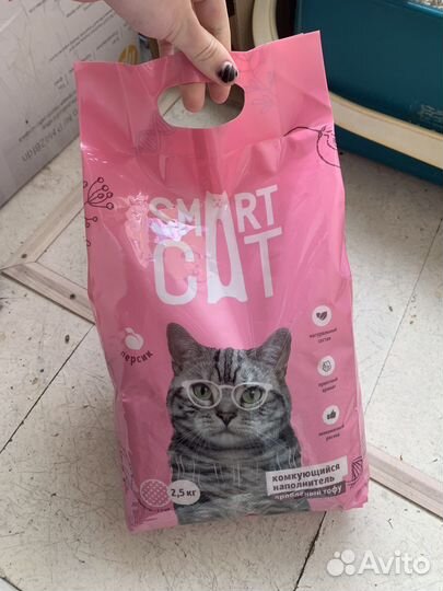 Наполнитель Smart cat комкующийся