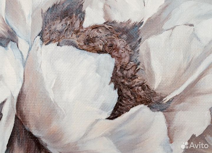 Картина маслом цветы