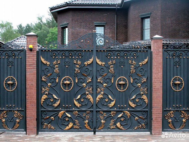 Кованые ворота