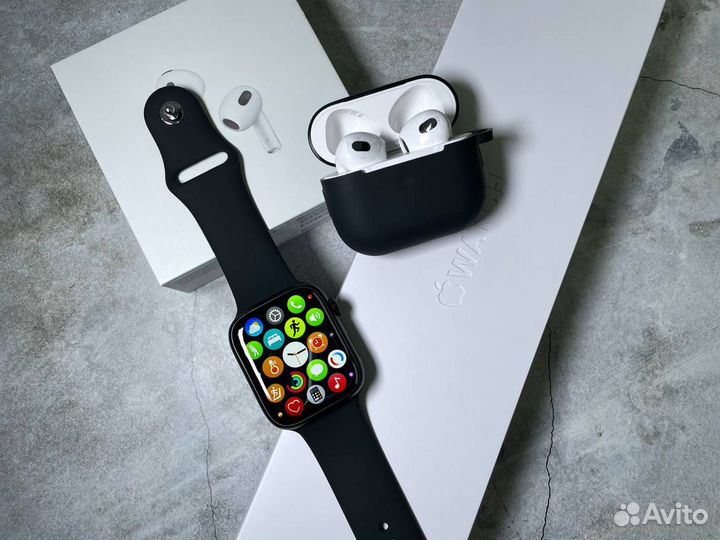 Комплект AirPods 3 + Apple Watch 9