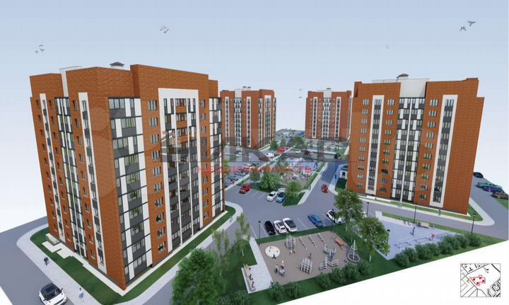 3-к. квартира, 77,8 м², 6/10 эт.