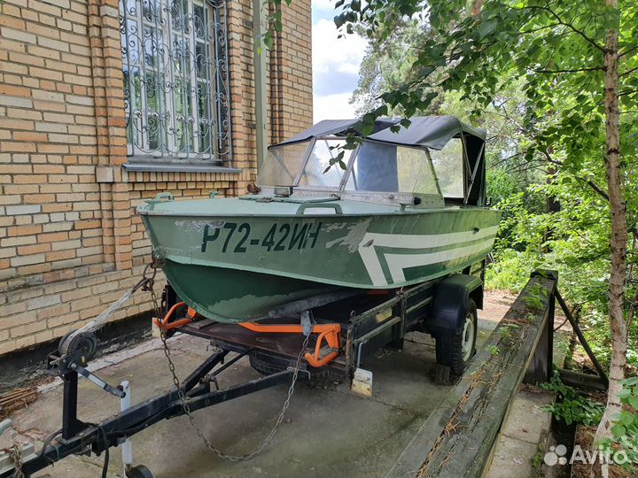 Лодка Прогресс 4+мотор tohatsu 40+прицеп