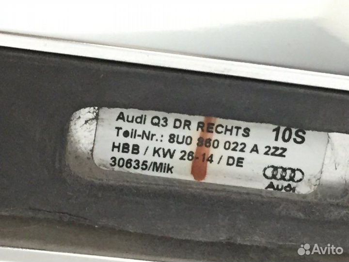 Рейлинг правый Audi Q3 1 2014-2018