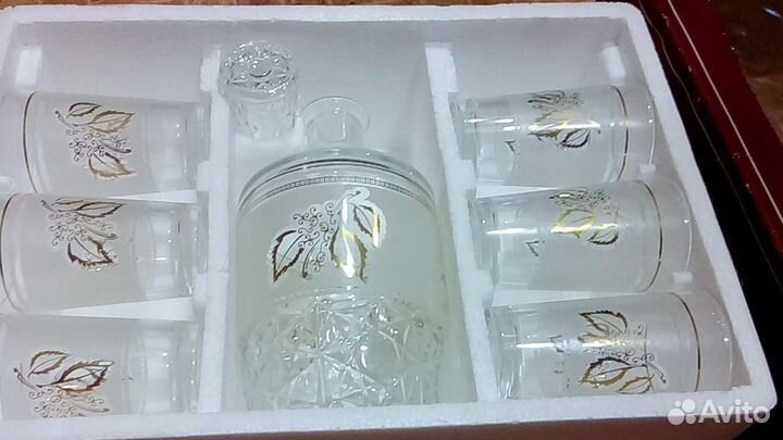 Графин с напылением СССР Набор для вина Италия