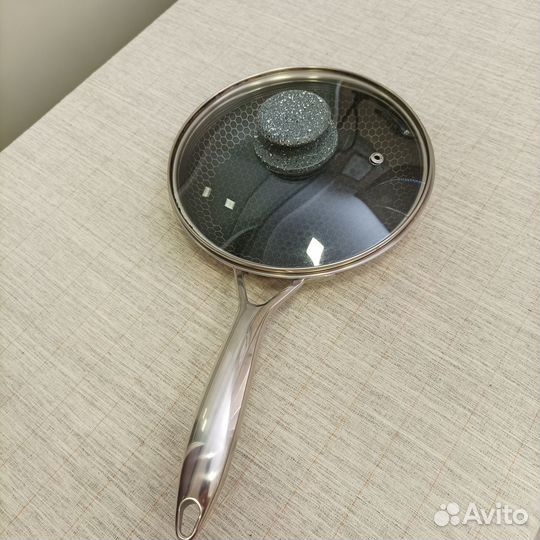 Сковорода vinzer,20см с крышкой