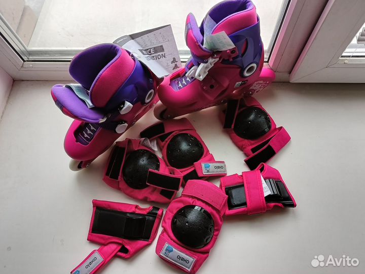 Роликовые коньки детские раздвижные
