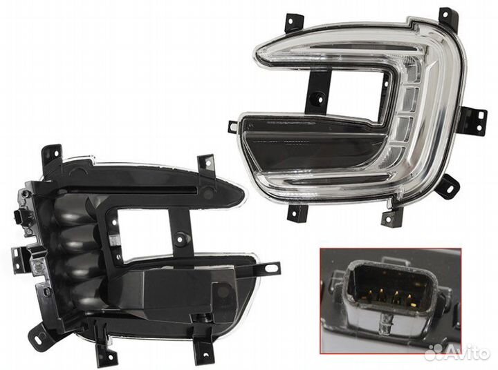 Ходовой огонь Renault Kaptur левый без птф