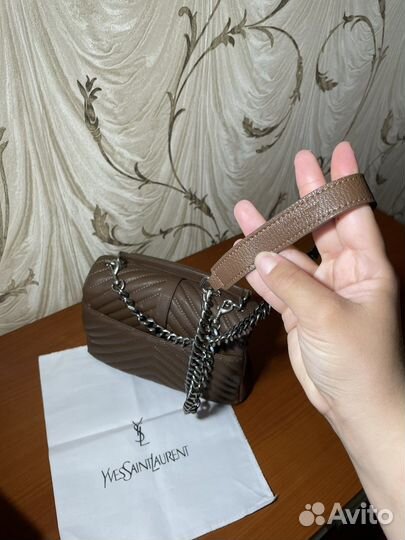 Сумочка натуральная кожа Ysl