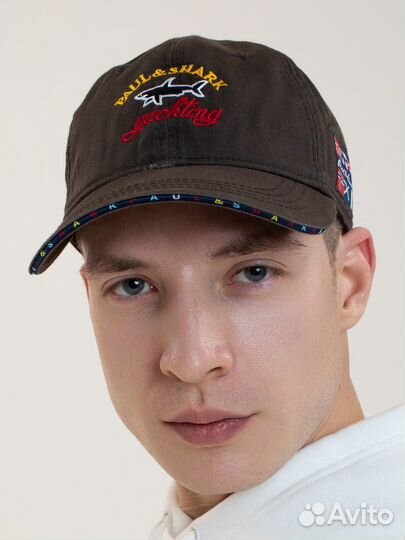 Кепка бейсболка мужская коричневая Paul&Shark