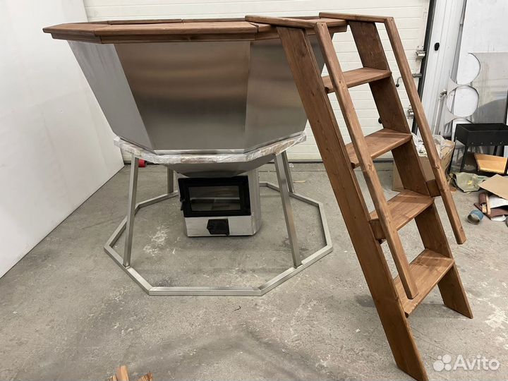 Банный Чан Купель нагрев от костра