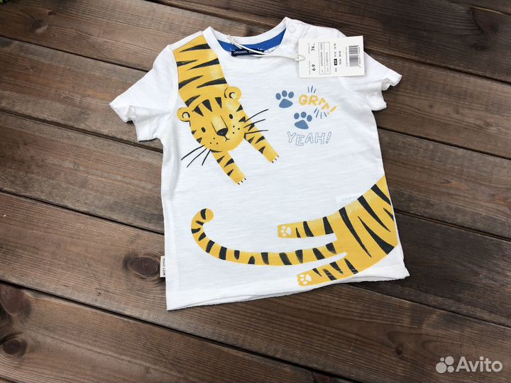 Футболка детская новая для мальчика Италия