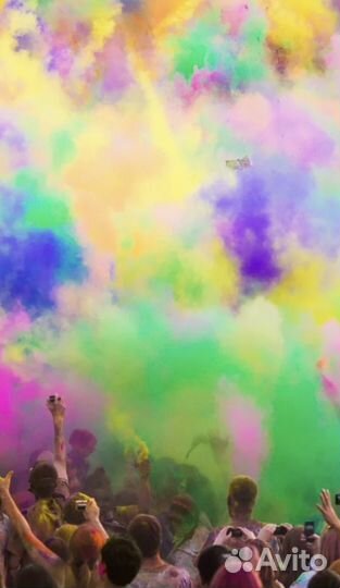 Огнетушитель с краской холли, гендер пати