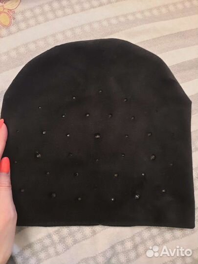 Комплект снуд и шапка Garaya беж и черная