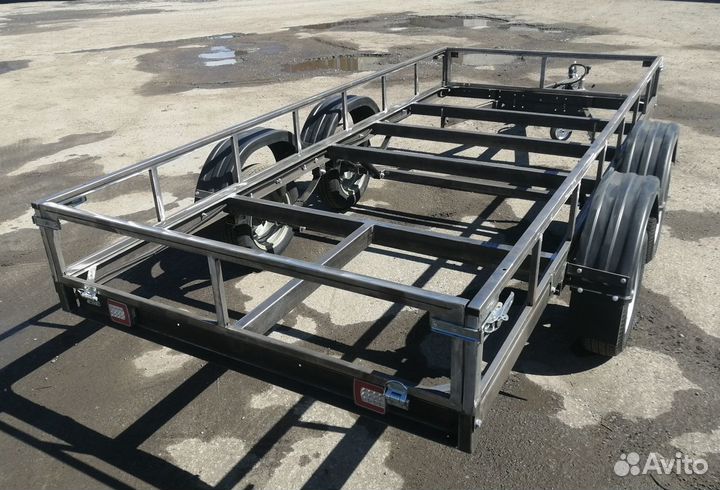 Прицеп двухосный в сборе, 2023 г.в. с птс